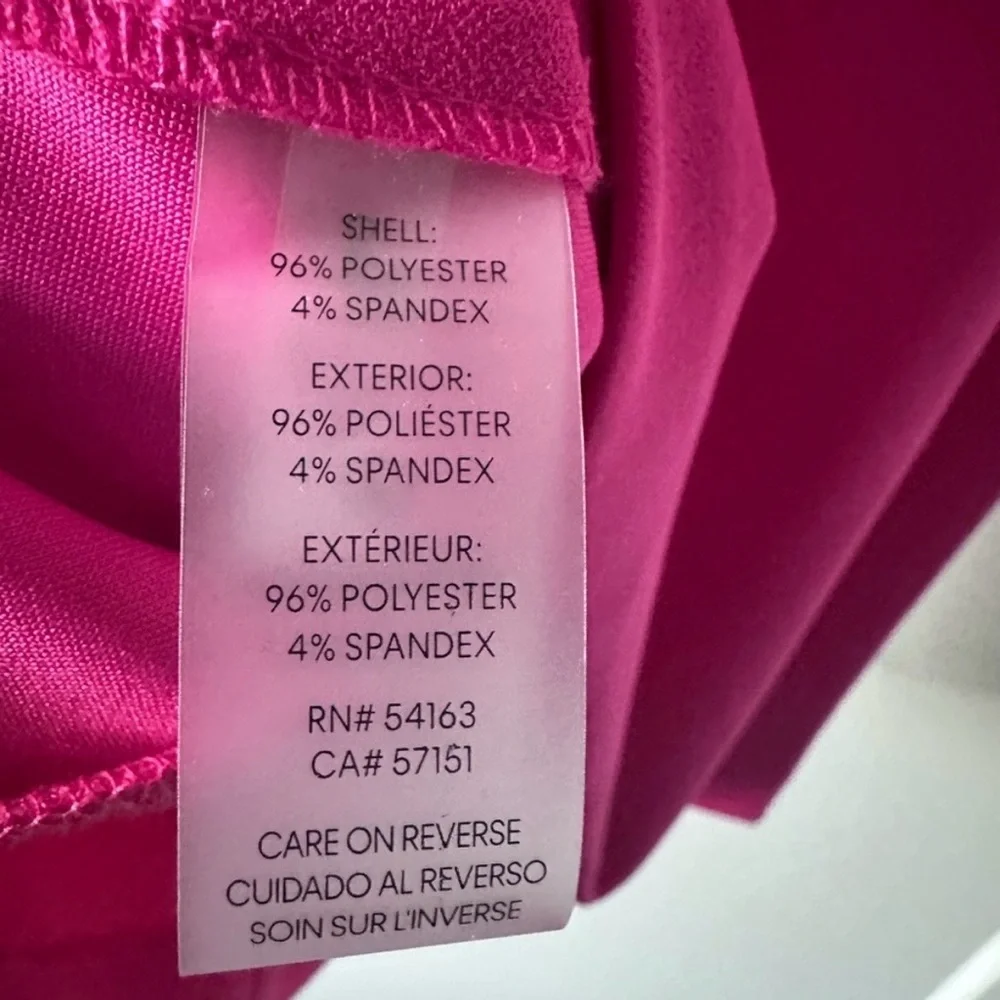 🩷 NWT! Pink CALVIN KLEIN Puff Sleeve Sheath Dress - Size 6 - Picture 7 of 9